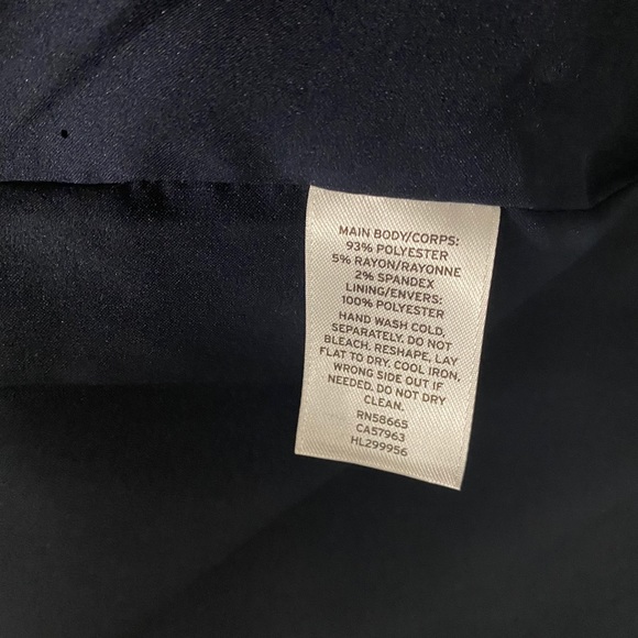 Trouve Motorcycle Jacket Blue Zip Up Small - Picture 9 of 11